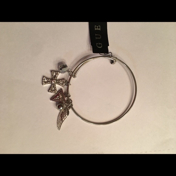 NWT Guess bracelet bangle with slide charms - Picture 2 of 2
